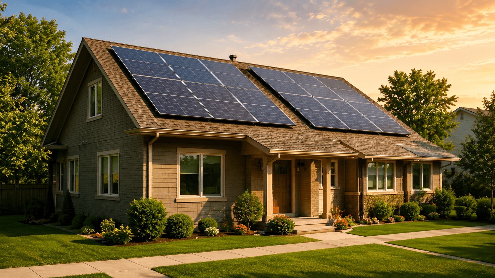 Residential rooftop solar installation on a home in Pakistan by BijliBachao